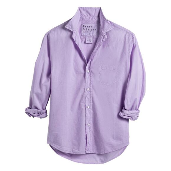 Frank & Eileen Eileen Button-Up Shirt Purple - Picture 1 of 9